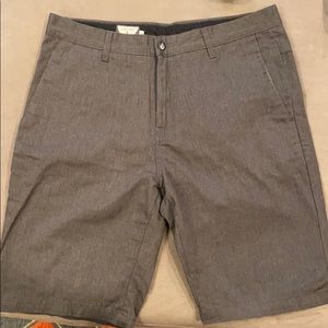 Charcoal Gray Volcom Shorts, Size 34